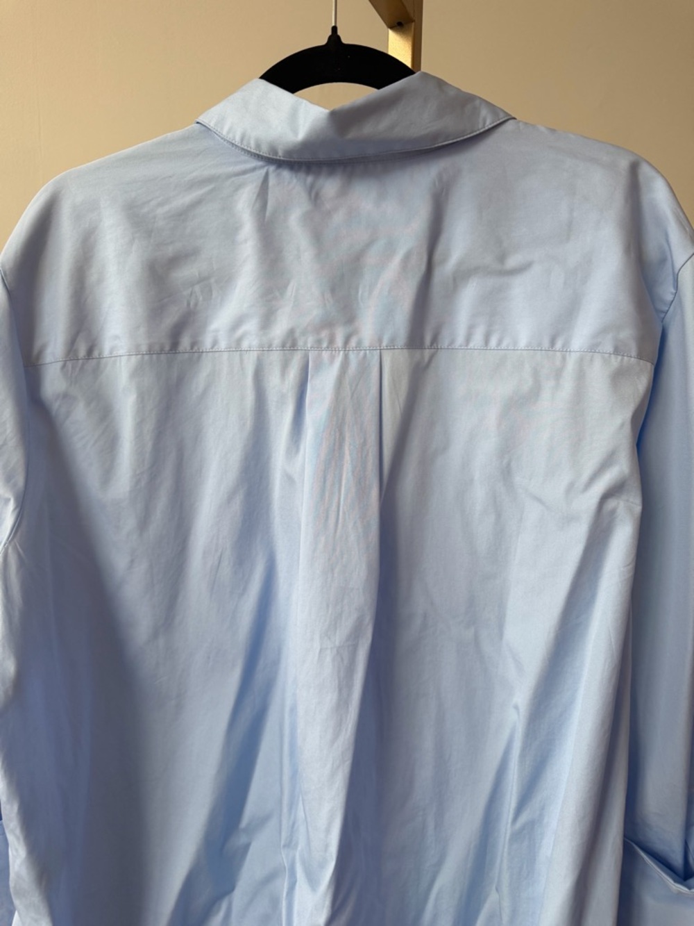 Madewell Easy Y-Neck Button-Up Shirt Peri Blue Size XL NWT - Picture 11 of 15